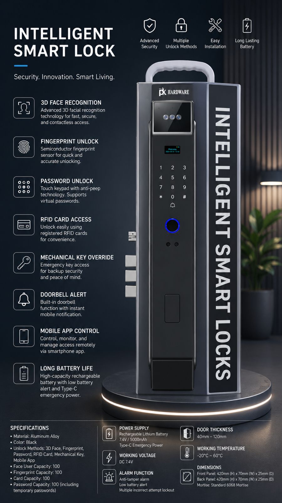 pk hardware visionguard x9 smart lock pk hardware visionguard x9 smart lock